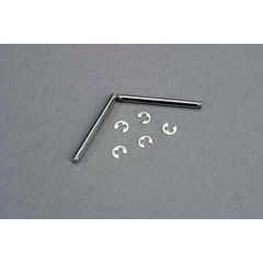 Traxxas - Suspension pins, 2.5x31.5mm (king pins) w/ E-clips (2) (strengthens caster blocks) (TRX-3740)