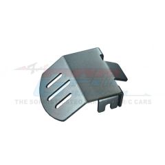 GPM - Aluminium Front/Rear Gear Box Bottom protector mount, Grey - Traxxas TRX-4