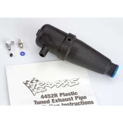 Tuned pipe, assembled (n. rustler, n. 4-tec, n. sport style) (trx 2.5, 2.5r) (replaces 4452)