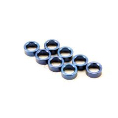 Spacer, pushrod (aluminum, blue) (use with 5318 or 5318x pushrod and 5358 progressive 2 rockers) (8)