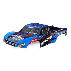 Traxxas - Body, Slash 2WD (also fits Slash VXL & Slash 4X4), blue (painted, decals applied) (Clipless) (TRX-5924-BLUE)