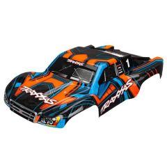 Traxxas - Body, Slash 4X4, orange and blue (TRX-6844)