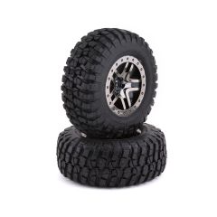 Traxxas - BF Goodrich Short Course Tyres on SS Black-chrome Wheels (TRX-6873T)