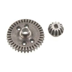 Ring gear, differential/ pinion gear, differential (rear)