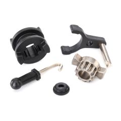 Drive hub, 2-speed/ shift dog/ shift fork/ 2-speed linkage