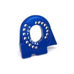 Traxxas - Motor mount plate, TRX-4, 6061-T6 aluminum (blue-anodized) (TRX-8290X)