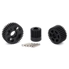 Gear set, transmission (includes 18T, 30T input gears, 36T output gear, 2x10.3 pins (5))