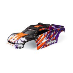 Body, E-Revo, purple/ window, grill, lights decal sheet (TRX-8611T)