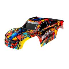 Traxxas - Hoss 4x4 VXL Solar Flare body (painted, decals applied) (TRX-9011R)