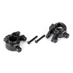 Traxxas - Steering Blocks Left/Right (for use with #9080 upgrade kit) - Black (TRX-9037)