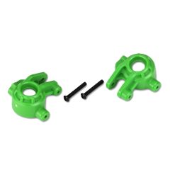 Traxxas - Steering Blocks Left/Right (for use with #9080 upgrade kit) - Green (TRX-9037G)