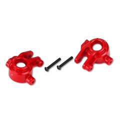 Traxxas - Steering Blocks Left/Right (for use with #9080 upgrade kit) - red (TRX-9037R)