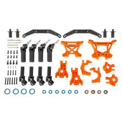 Traxxas - Outer Driveline & Suspension Upgrade Kit, extreme heavy duty, orange (TRX-9080T)