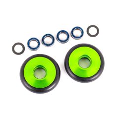 Traxxas - Wheels, wheelie bar, 6061-T6 aluminum (green-anodized) (TRX-9461G)