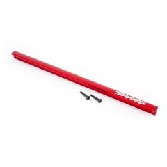 Traxxas - Chassis brace (T-Bar), 6061-T6 aluminum (red-anodized)/ 3x16 SS (2) (TRX-9523R)