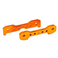 Traxxas - Tie bars, front, 6061-T6 aluminum (orange-anodized) (TRX-9527T)