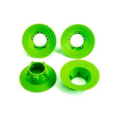 Traxxas - Wheel covers, green (4) (fits #9572 wheels) (TRX-9569G)