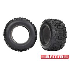 Traxxas - Tires, Sledgehammer (belted) (2)/ foam inserts (2) (TRX-9571)