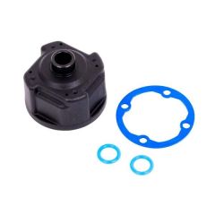 Traxxas - Carrier, differential/ differential bushing (metal)/ o-rings (2)/ ring gear gasket (TRX-9581)