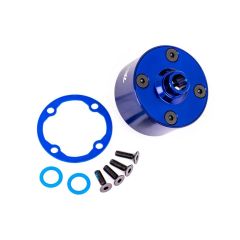 Traxxas - Carrier, differential (aluminum, blue-anodized) (TRX-9581X)