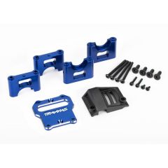 Traxxas - Mount, center differential carrier, 6061-T6 aluminum (blue-anodized) (TRX-9584X)