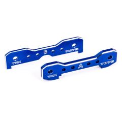 Traxxas - Tie bars, front, 7075-T6 aluminum (blue-anodized) (TRX-9629)