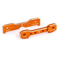 Traxxas - Tie bars, front, 7075-T6 aluminum (orange-anodized) (TRX-9629T)