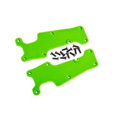 Traxxas - Suspension arm covers, green, front (left and right)/ 2.5x8 CCS (12) (TRX-9633G)