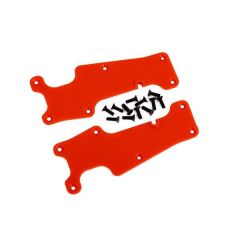 Traxxas - Suspension arm covers, red, front (left and right)/ 2.5x8 CCS (12) (TRX-9633R)