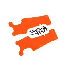 Traxxas - Suspension arm covers, orange, front (left and right)/ 2.5x8 CCS (12) (TRX-9633T)