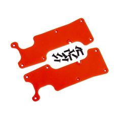 Traxxas - Suspension arm covers, red, rear (left and right)/ 2.5x8 CCS (12) (TRX-9634R)