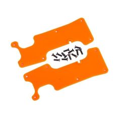 Traxxas - Suspension arm covers, orange, rear (left and right)/ 2.5x8 CCS (12) (TRX-9634T)