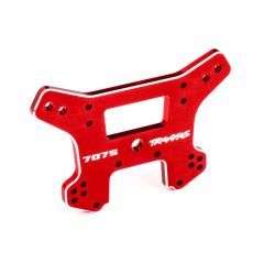 Traxxas - Shock tower, front, 7075-T6 aluminum (red-anodized) (TRX-9639R)