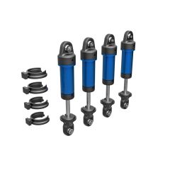 Traxxas - Shocks, GTM, 6061-T6 aluminum (blue-anodized) (fully assembled w/o springs) (4) (TRX-9764-BLUE)