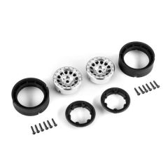 Traxxas - Wheels, Method 105 1.0, (satin chrome) (2)) (TRX-9781-SATIN)