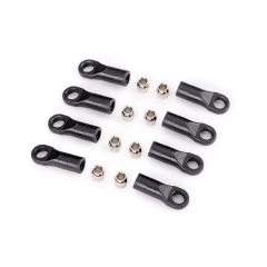 Traxxas - Rod ends, long (8)/ hollow balls, steel (8) (for 1/18 scale TRX-4M vehicle accessory suspension links) (TRX-9859)