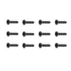 Countersunk Self Tapping screw 2X15mm (12pcs) (YEL13006)