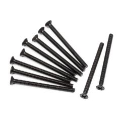 HPI - Flat head screw m3x40mm (10pcs) (Z536)