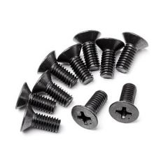 HPI - Flat head screw m4 x 10mm (10 pcs) (Z622)