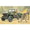 Italeri 1/35 Willys B Jeep With Trailer