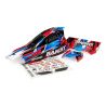 Traxxas - Body, Bandit (also fits Bandit VXL), red/ wing (painted, decals applied) (TRX-2430-RED)