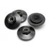 HPI - Flanged lock nut m5x8mm (black/4pcs) (Z680)