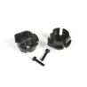 Aluminum Shock Spring Retainer - 12mm (Black) (2pcs) (AX31435)