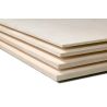 Berken triplex plaat 25x50cm - 1.0mm dik