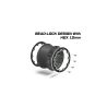 Louise MT-Rocket - MFT 1/10 banden op 2.8" bead-lock velgen black/chrome - 0 Offset - Hex 12mm