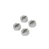 FTX - Fury X Aluminium Wheel Hexes w/pins (4pcs) (FTX9263)