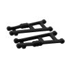 RPM heavy duty suspension arms achter - Zwart (Stampede 2WD & Rustler 2WD)