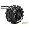 Louise MT-MCROSS 1/10 MT Banden Set - Verlijmd op 2.8'' zwarte velg - 12 mm hex