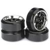 Absima drift banden Type C - Zwart/Chrome