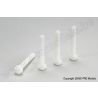 Cilinderschroef met zaaggleuf, M4X10, Nylon (5st)